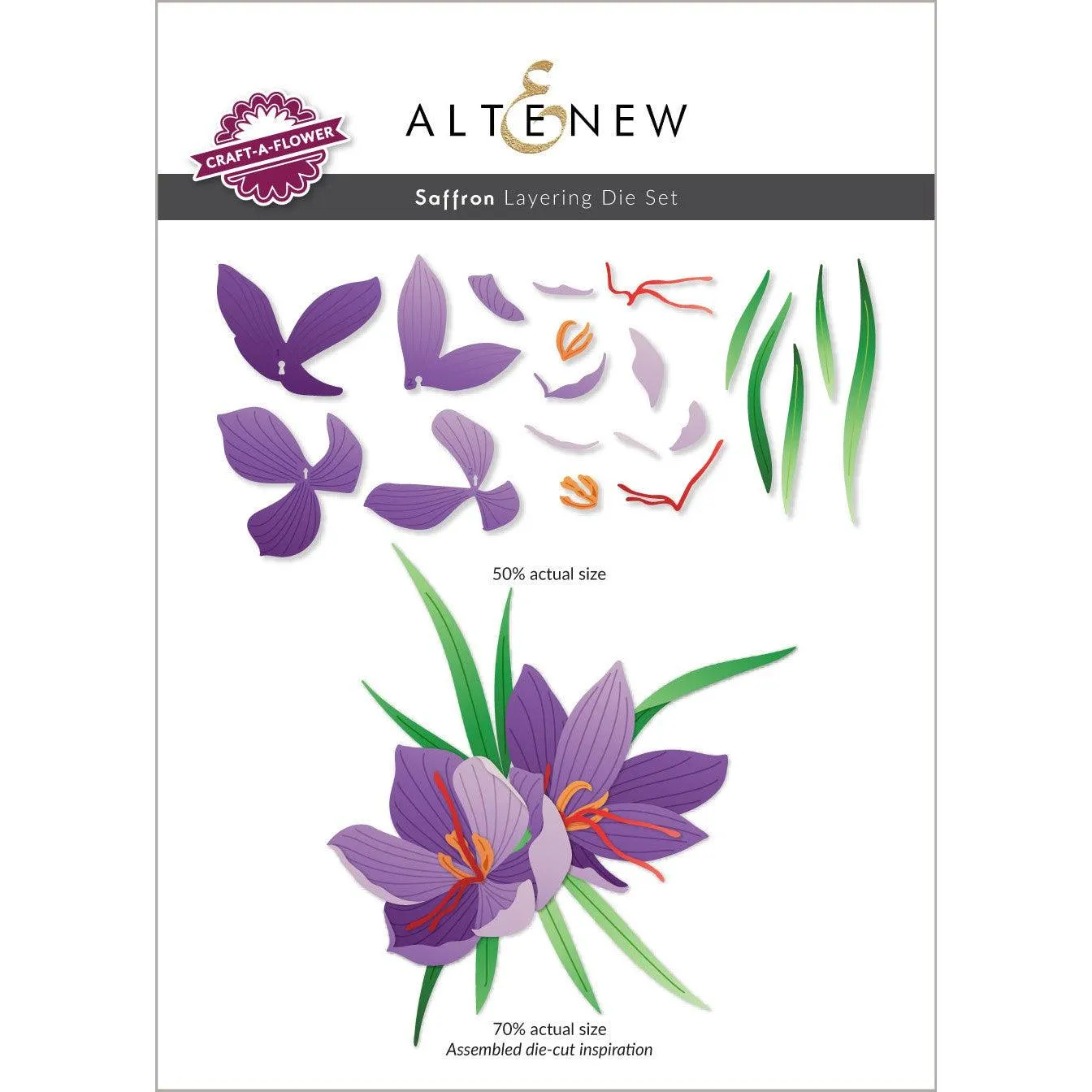Altenew - Dies - Craft-A-Flower: Saffron Layering