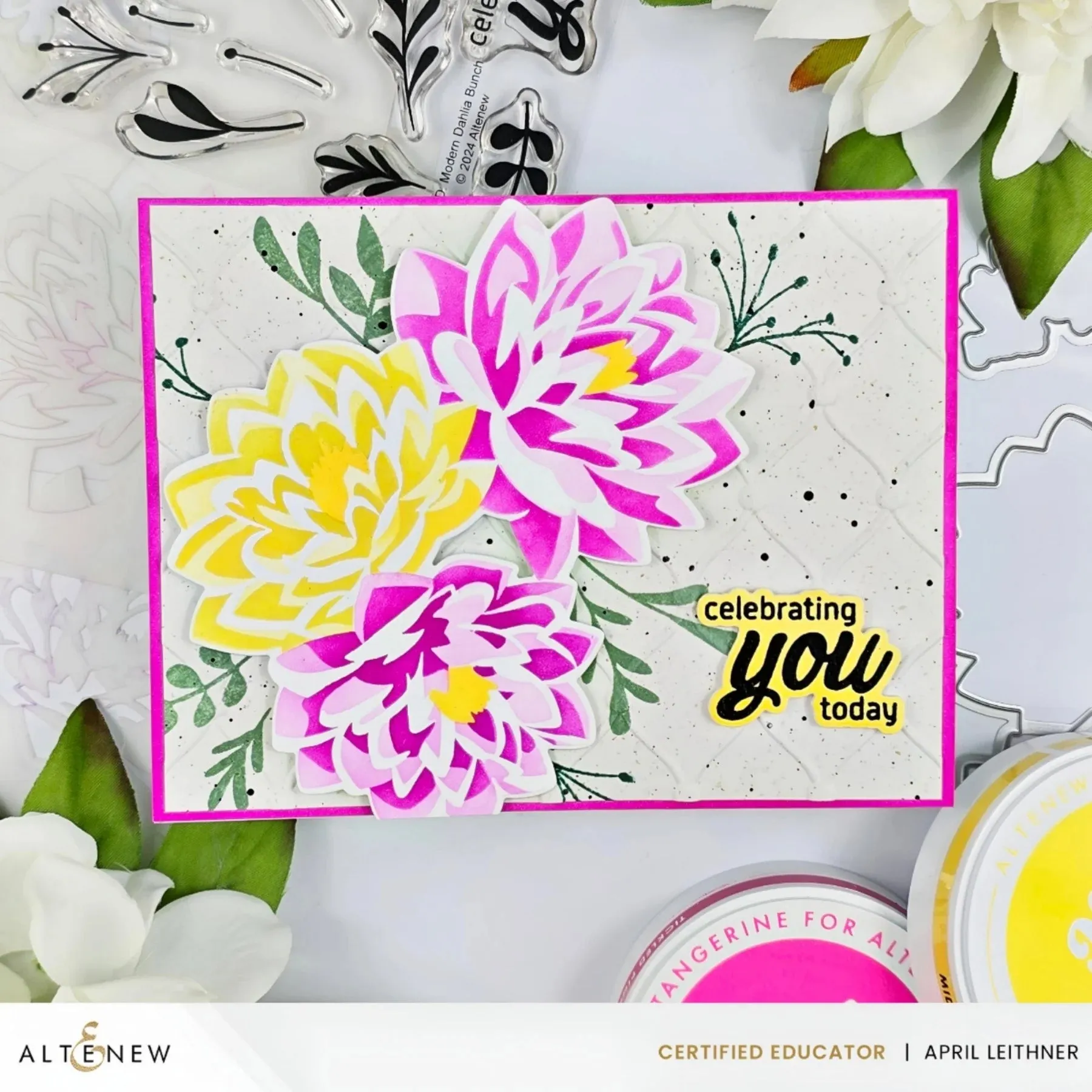 Altenew Dynamic Duo: Modern Dahlia Set