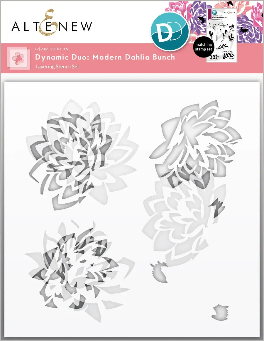 Altenew Dynamic Duo: Modern Dahlia Set