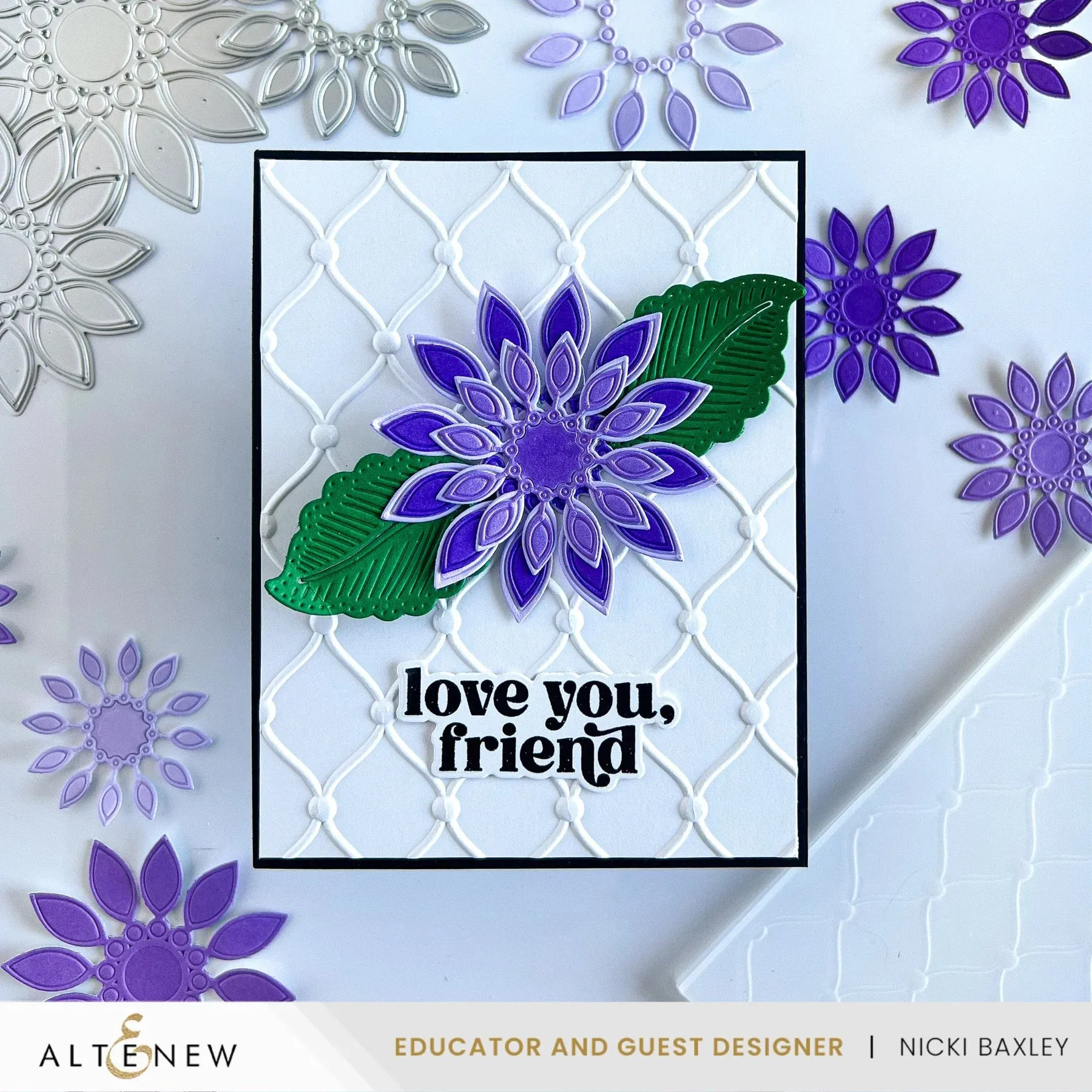 Altenew Jewelled Botanicals Layering Die Set*