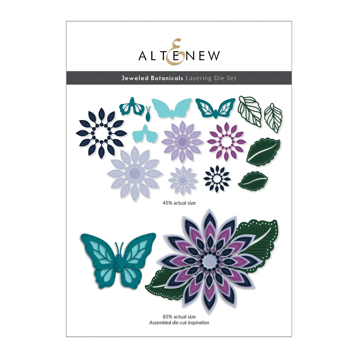 Altenew Jewelled Botanicals Layering Die Set*