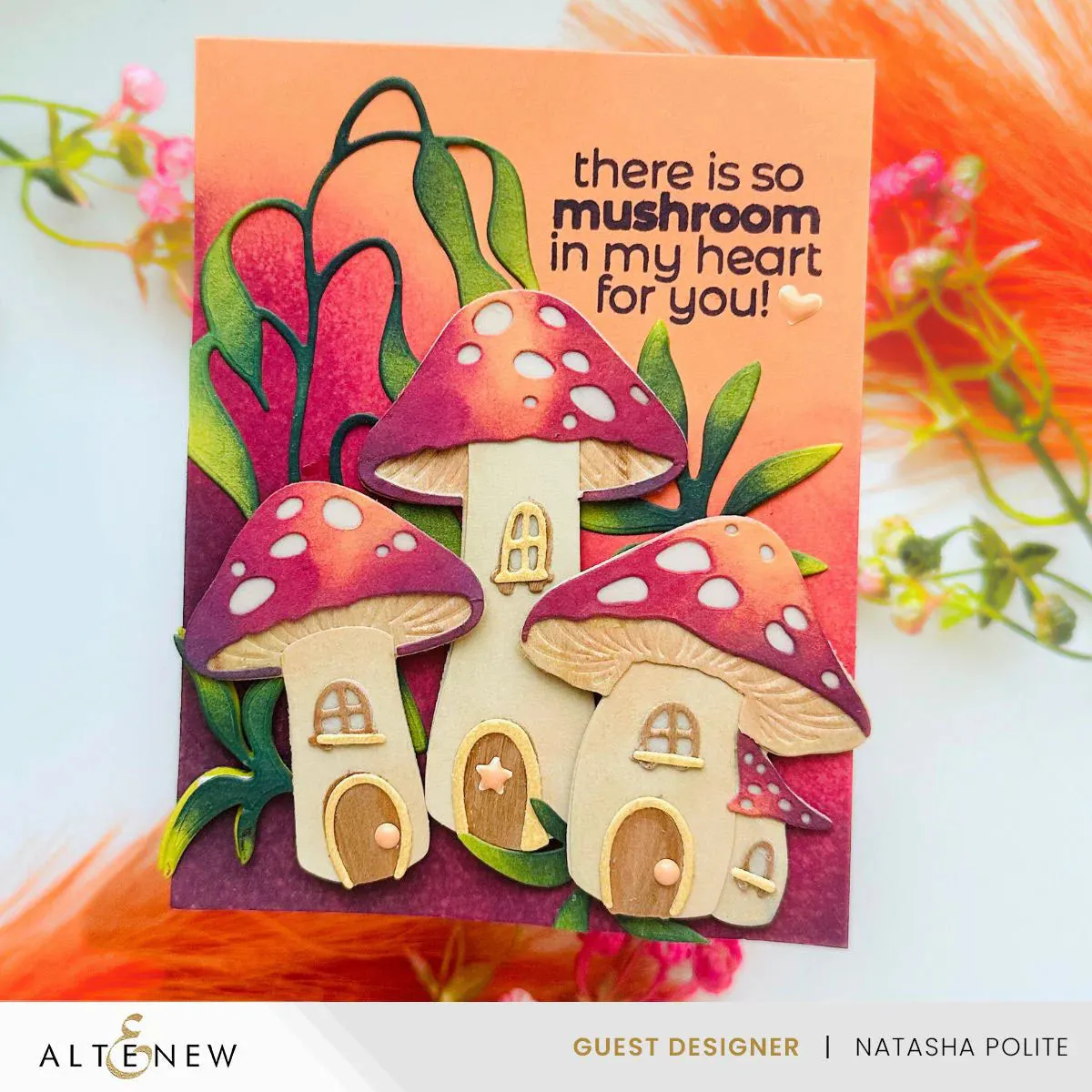 Altenew Mushroom Cottage Layering Die Set