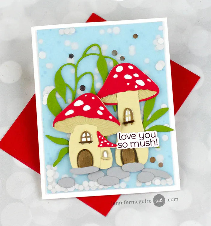 Altenew Mushroom Cottage Layering Die Set