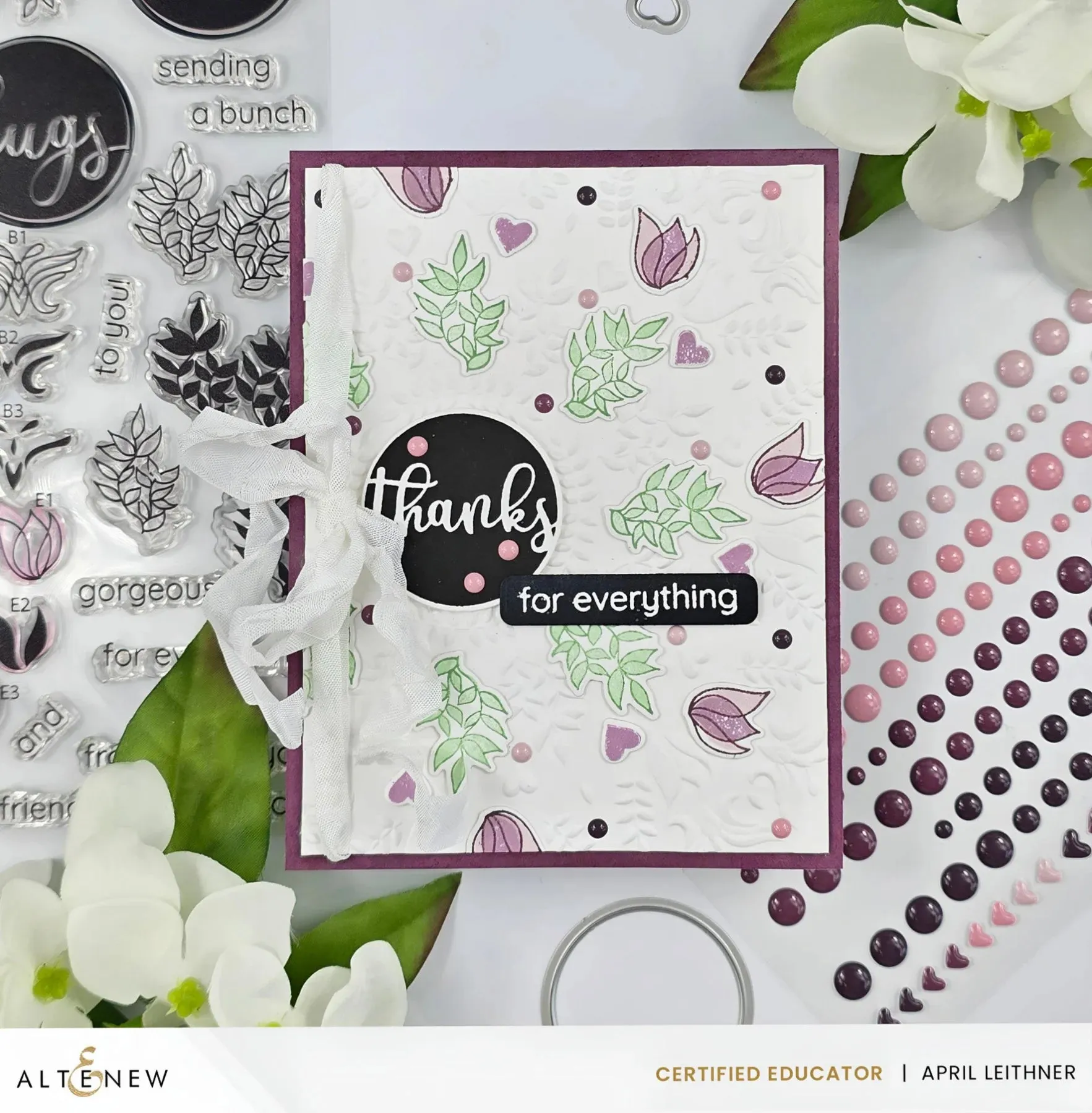 Altenew Whimsical Wreath Builder Layering Stamp Set
