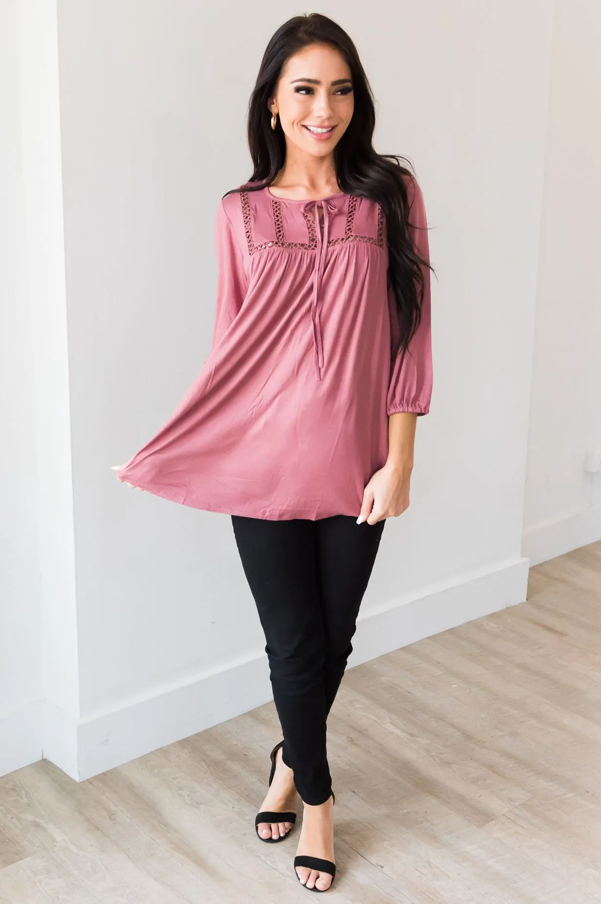 Always On My Mind Modest Layering Top