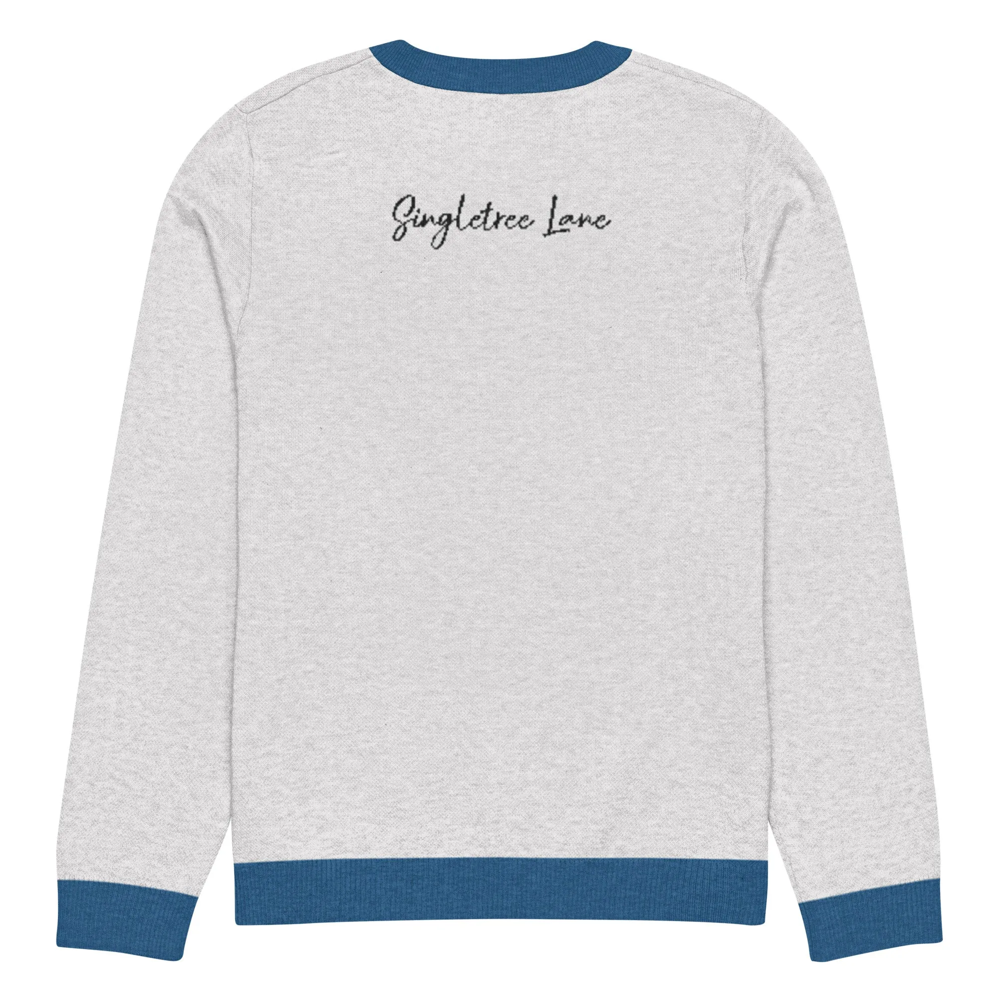 America USA Knitted Crewneck Sweater