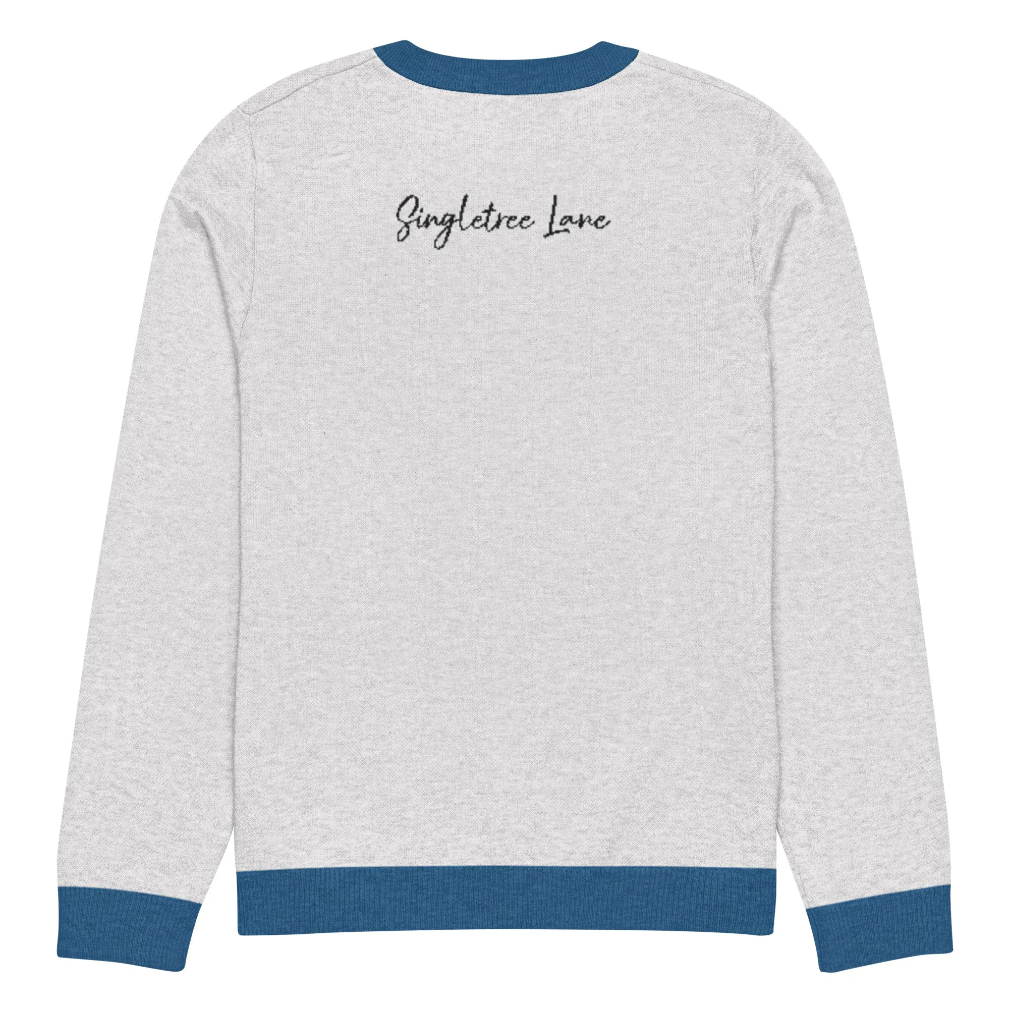 America USA Knitted Crewneck Sweater