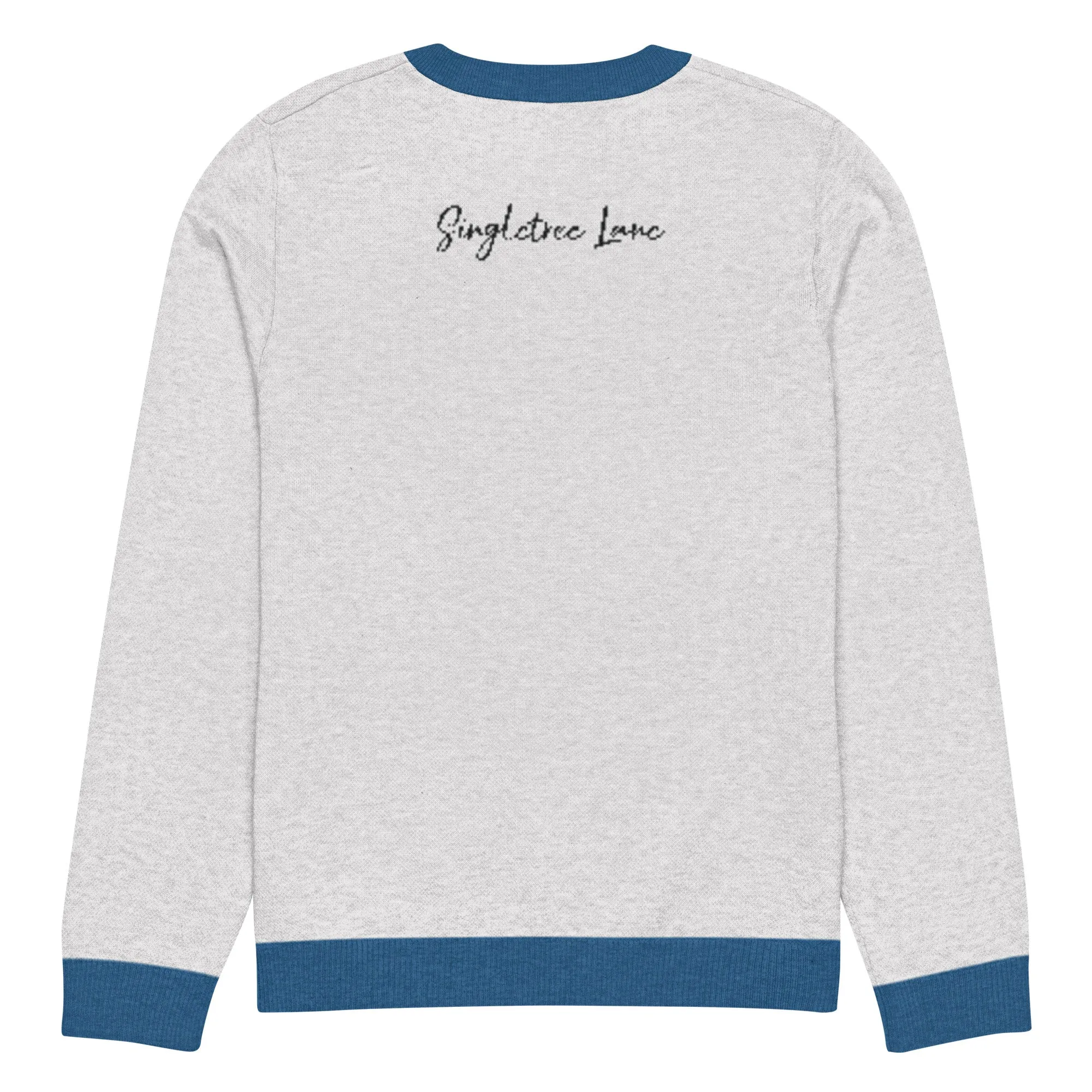 America USA Knitted Crewneck Sweater