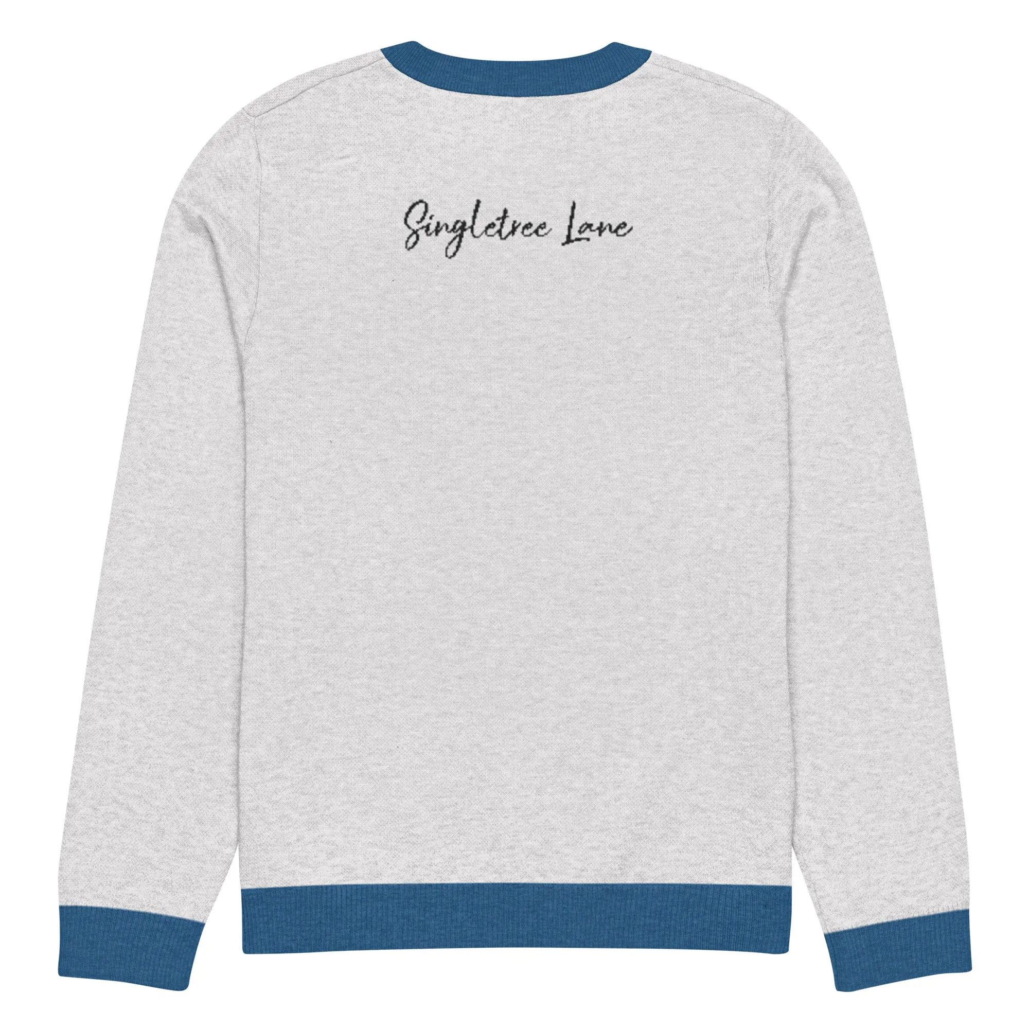 America USA Knitted Crewneck Sweater