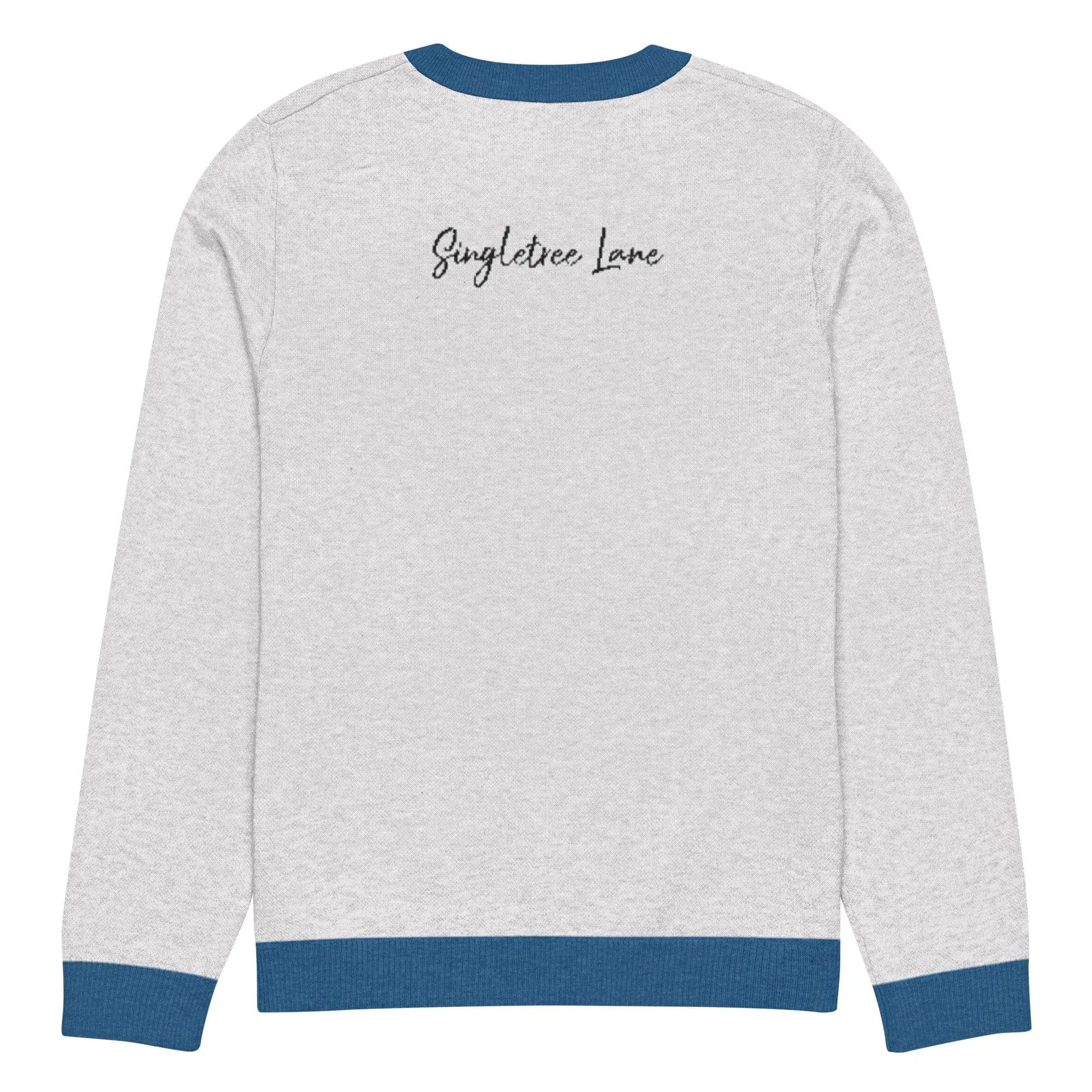 America USA Knitted Crewneck Sweater
