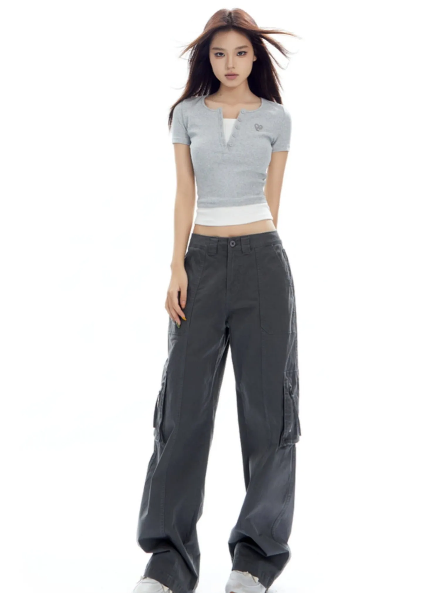 American Layering Pieces V-Neck Top