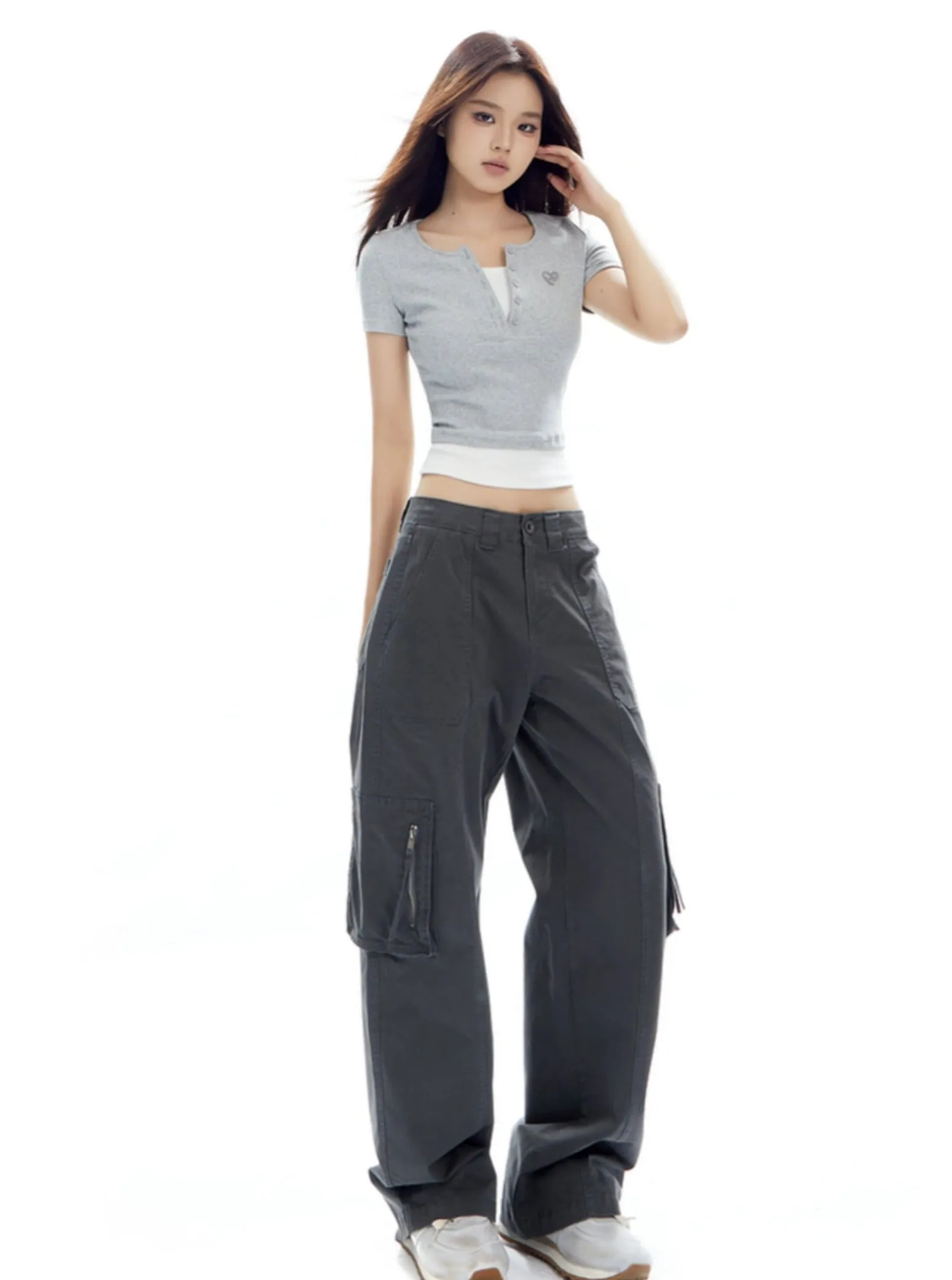 American Layering Pieces V-Neck Top