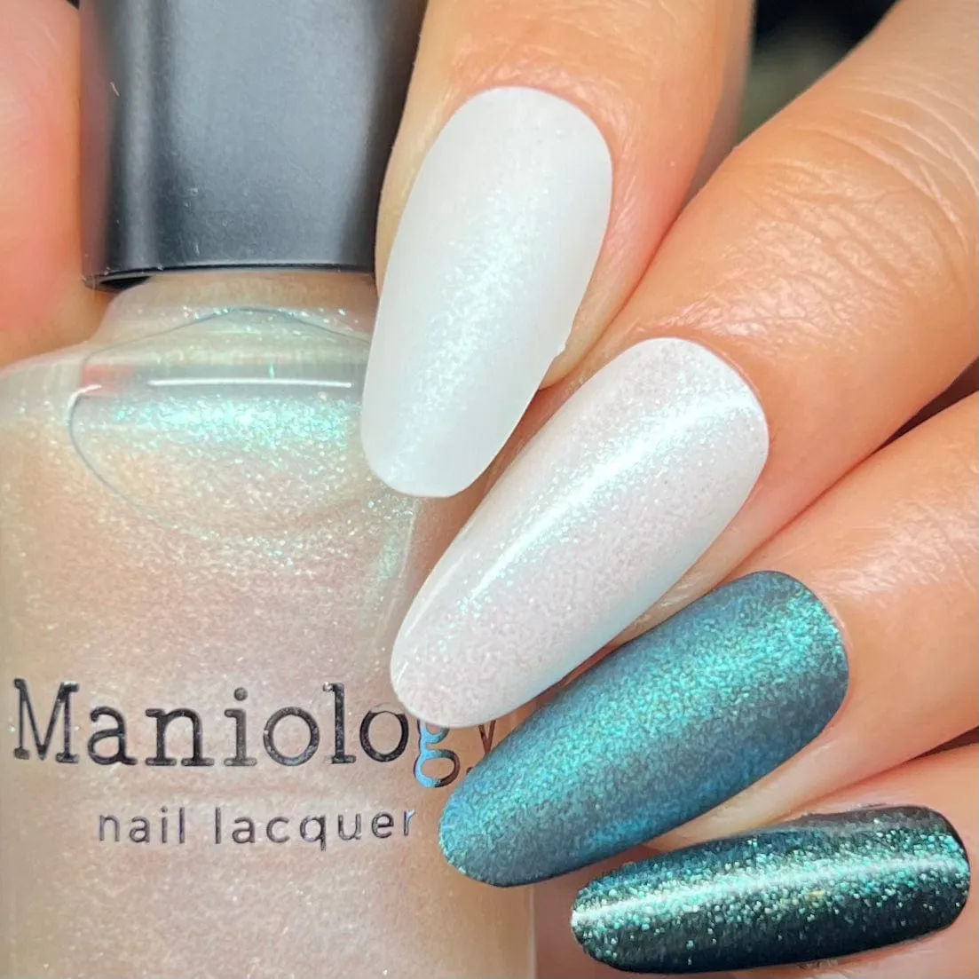 Arctic Dreams: 3-Piece Clear Iridescent Glitter Topper Nail Polish Set