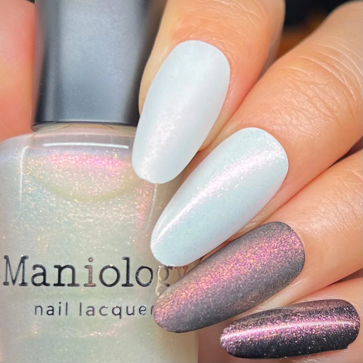 Arctic Dreams: 3-Piece Clear Iridescent Glitter Topper Nail Polish Set