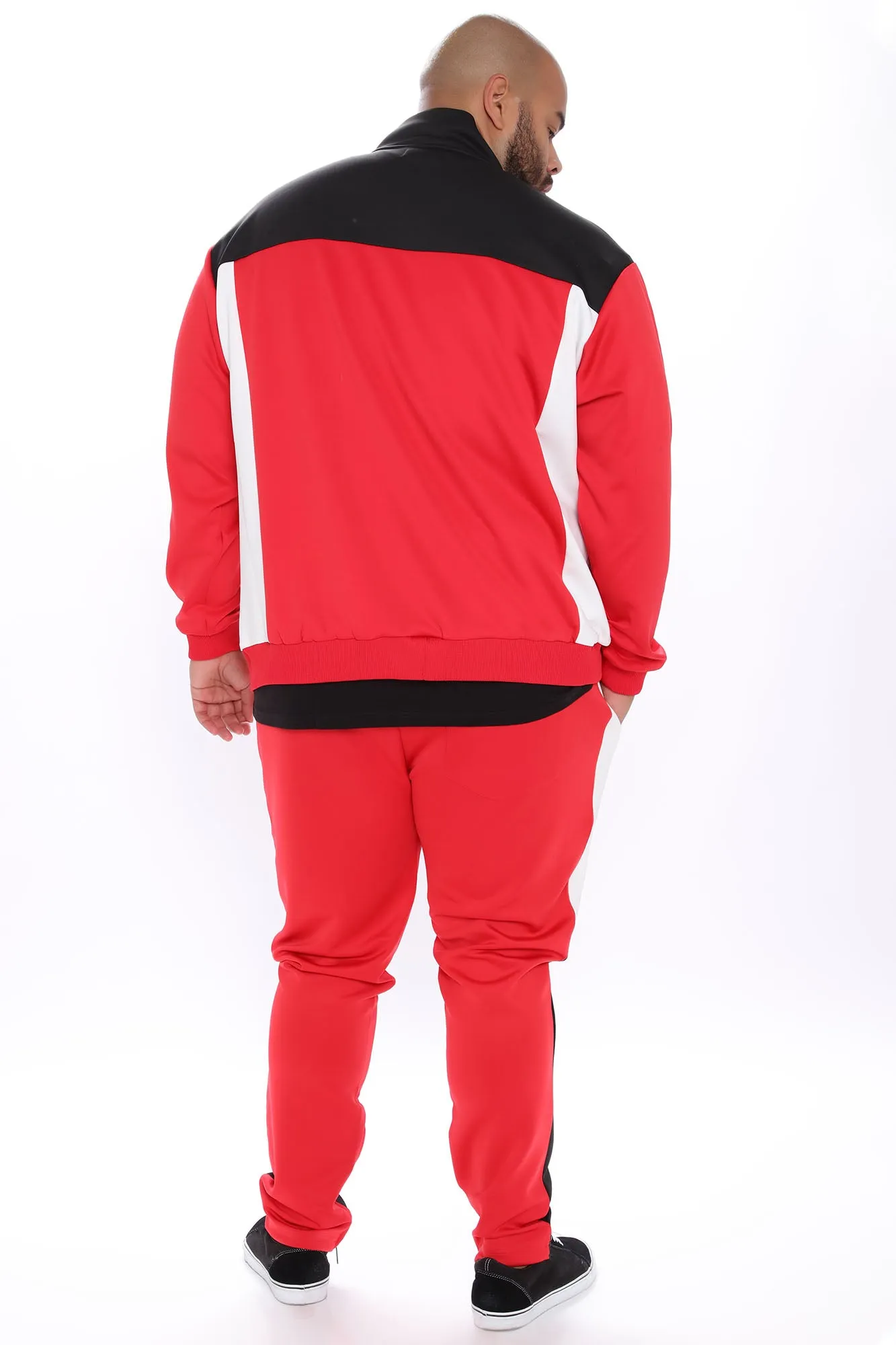 Arlo Track Pant - Red/Combo