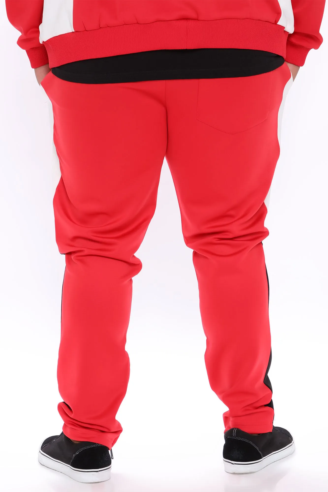 Arlo Track Pant - Red/Combo