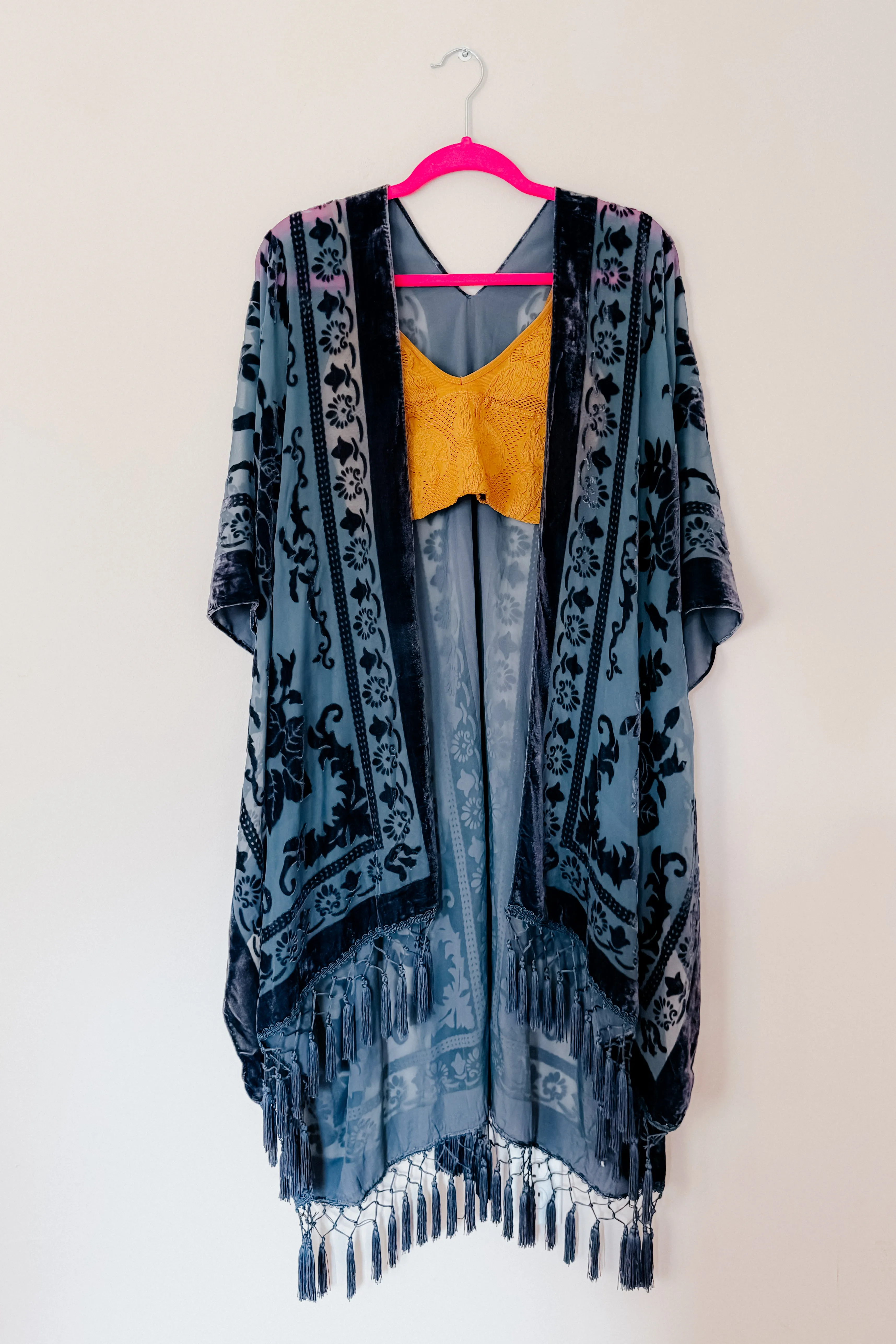 Arya Velvet Mesh Tapestry Layering Piece