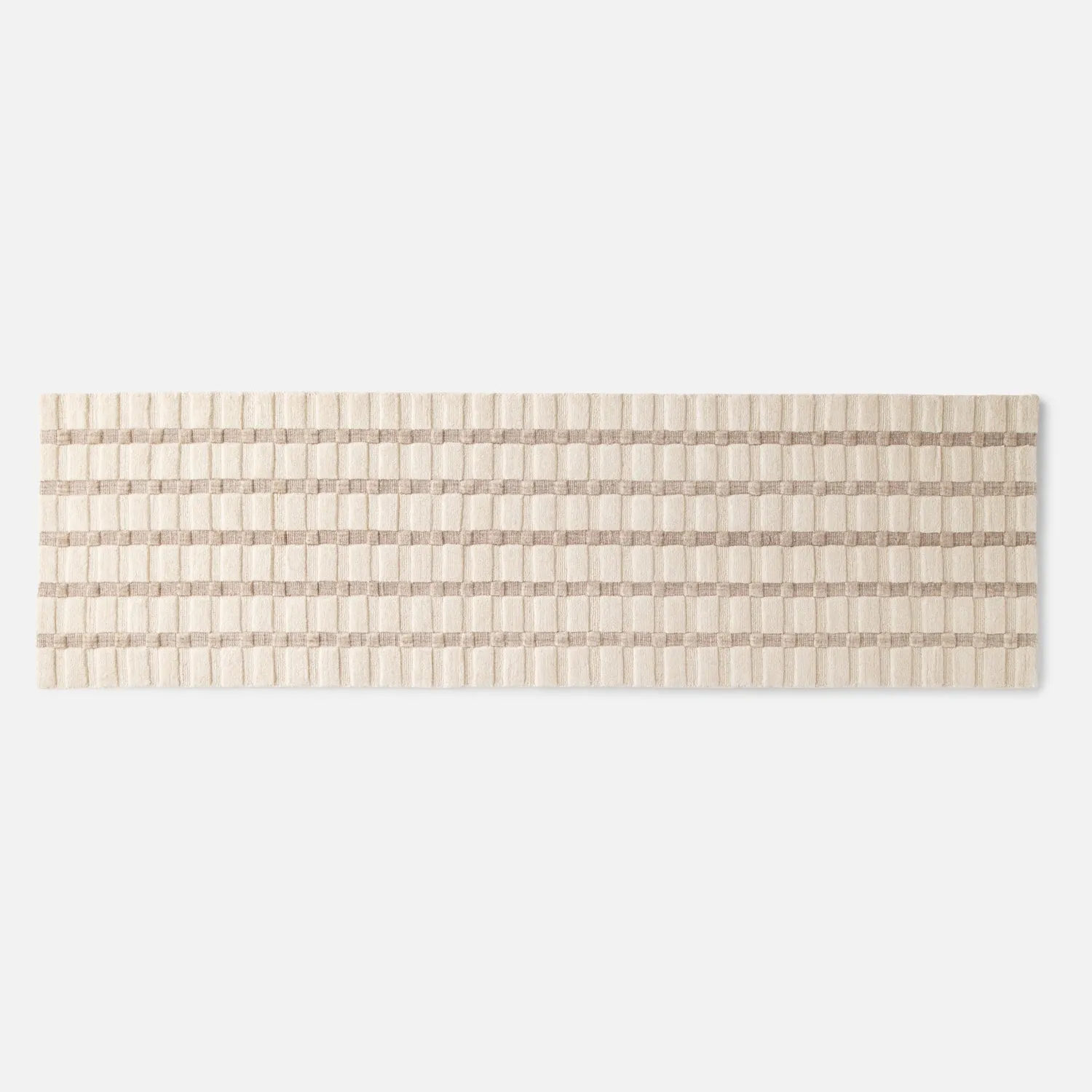 Ashlar Handwoven Wool Rug