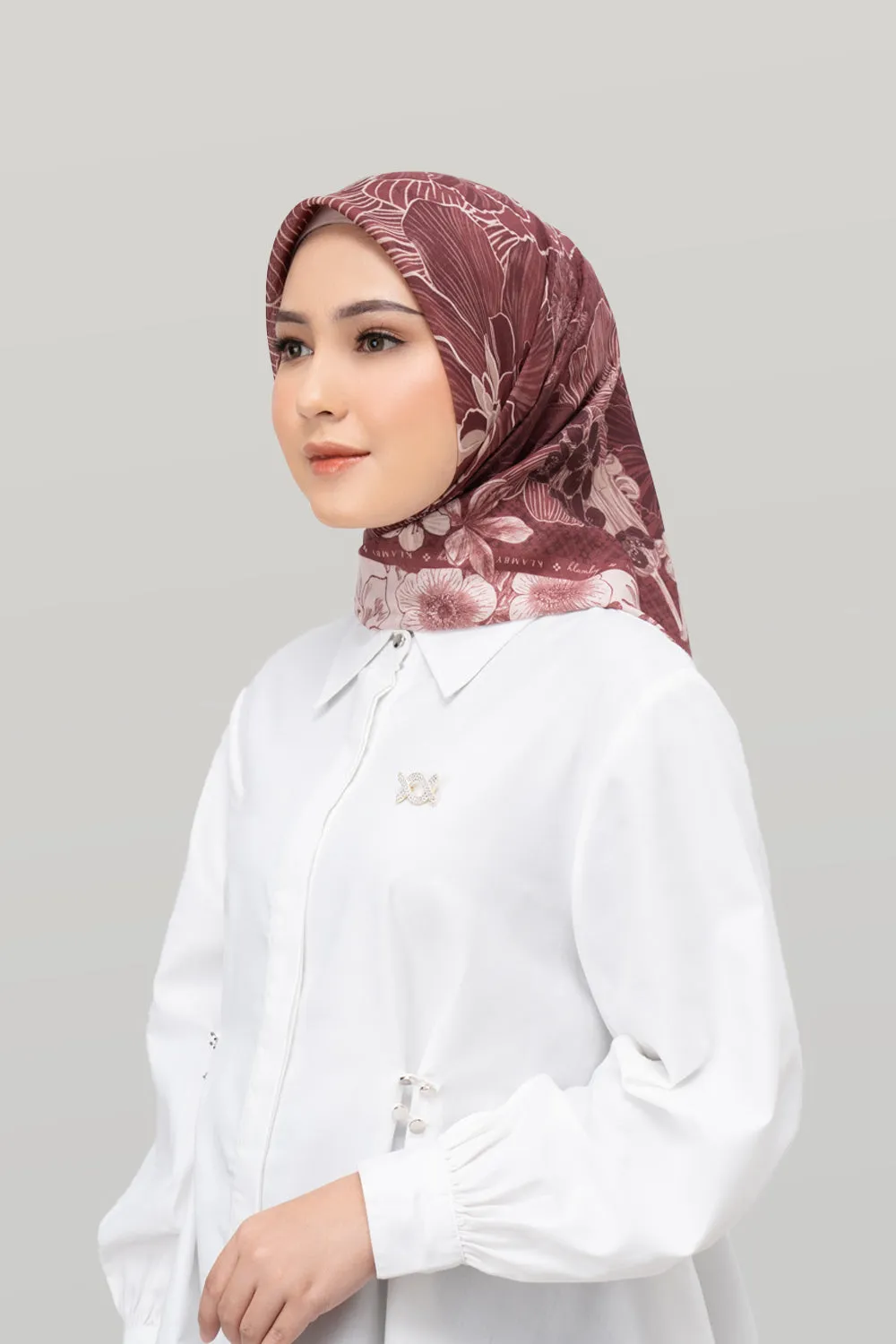 Azalea Scarf Carmine