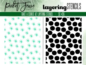 Bake a Cookie A2 Layering Stencil Set
