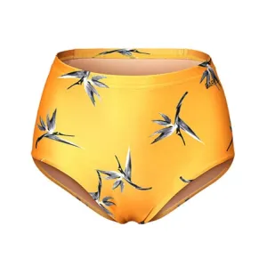 Barrel Womens High Waist Bikini Pantie-PARADISE GOLD
