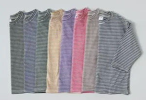 Basic Stripe Layering Tee - 6 Colors