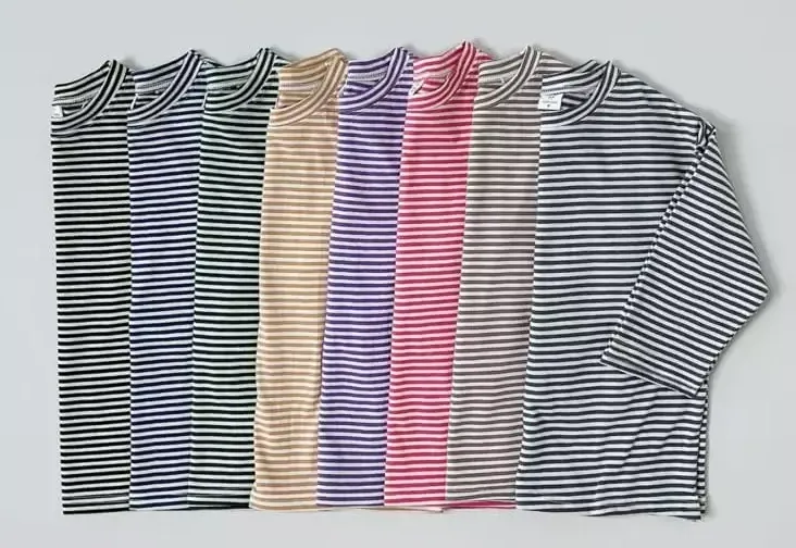Basic Stripe Layering Tee - 6 Colors