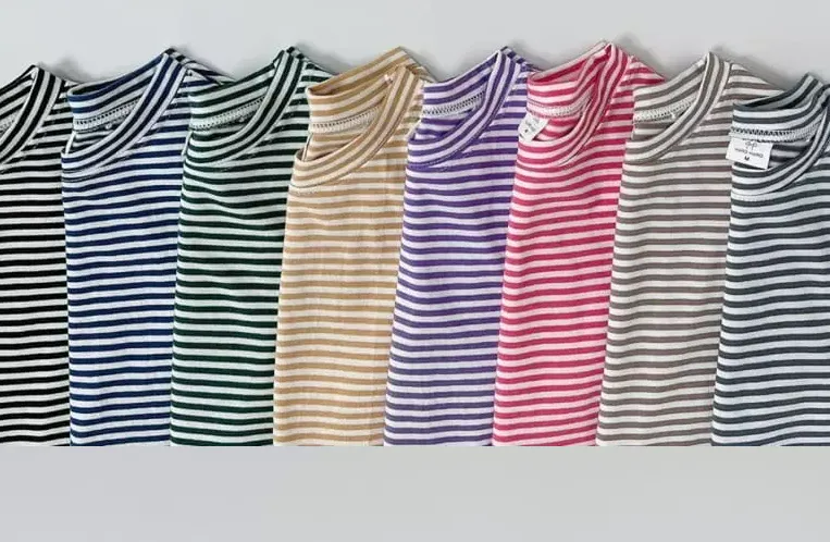 Basic Stripe Layering Tee - 6 Colors