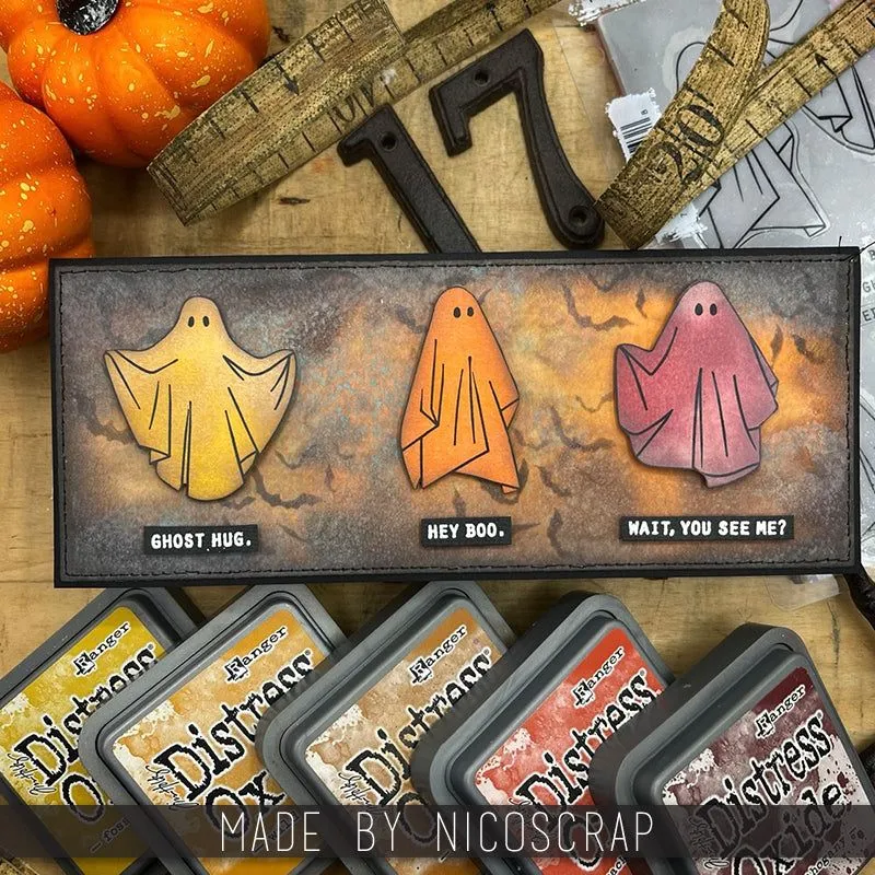 Batty Layering Stencil {Halloween} | Tim Holtz