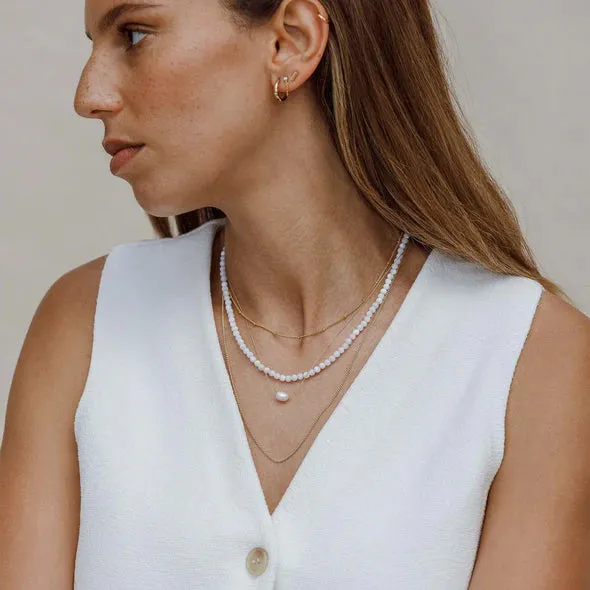 Beaded Layering Necklace | Kai Mother Of Pearl
