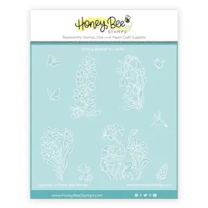 Bees & Bonnets - Set of 5 Coordinating Stencils