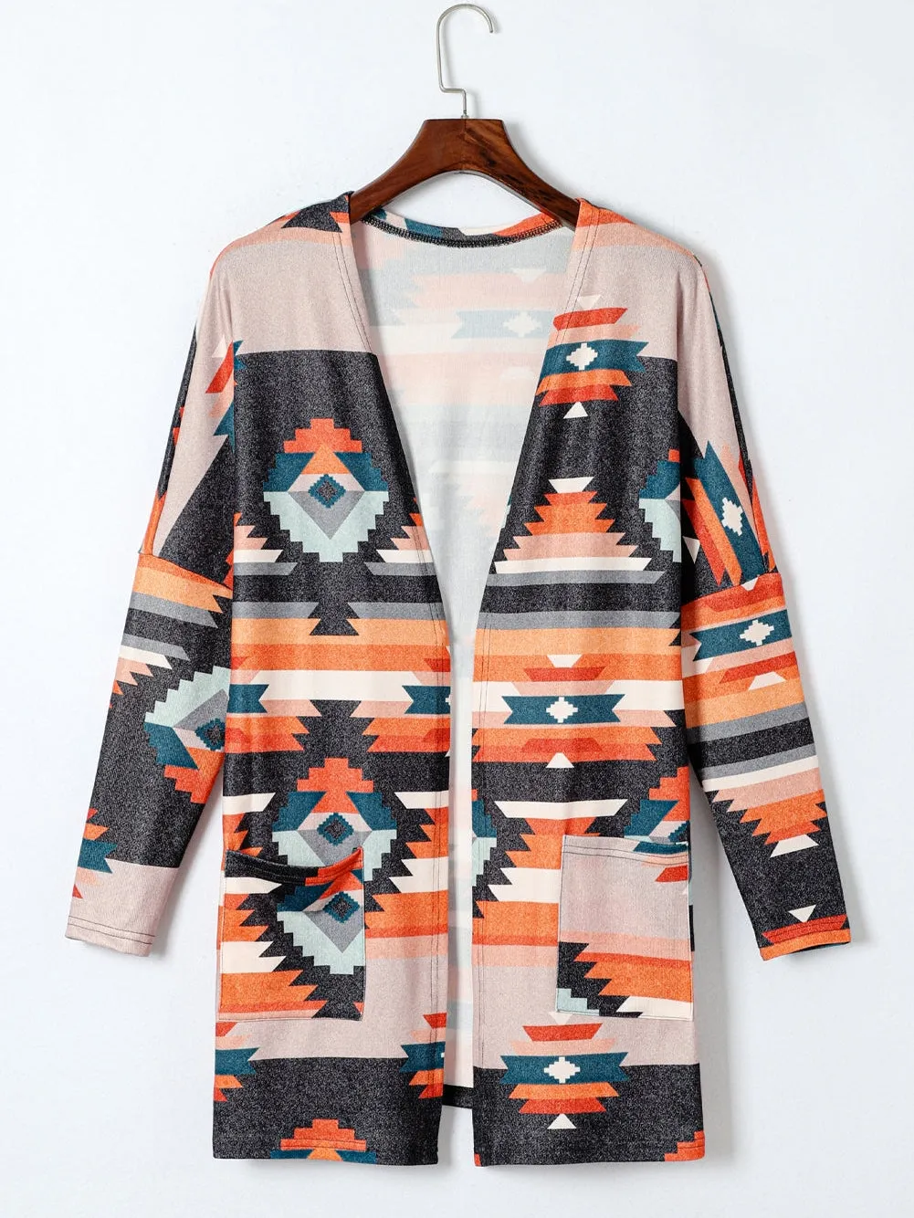 Beige and Black Cardigan