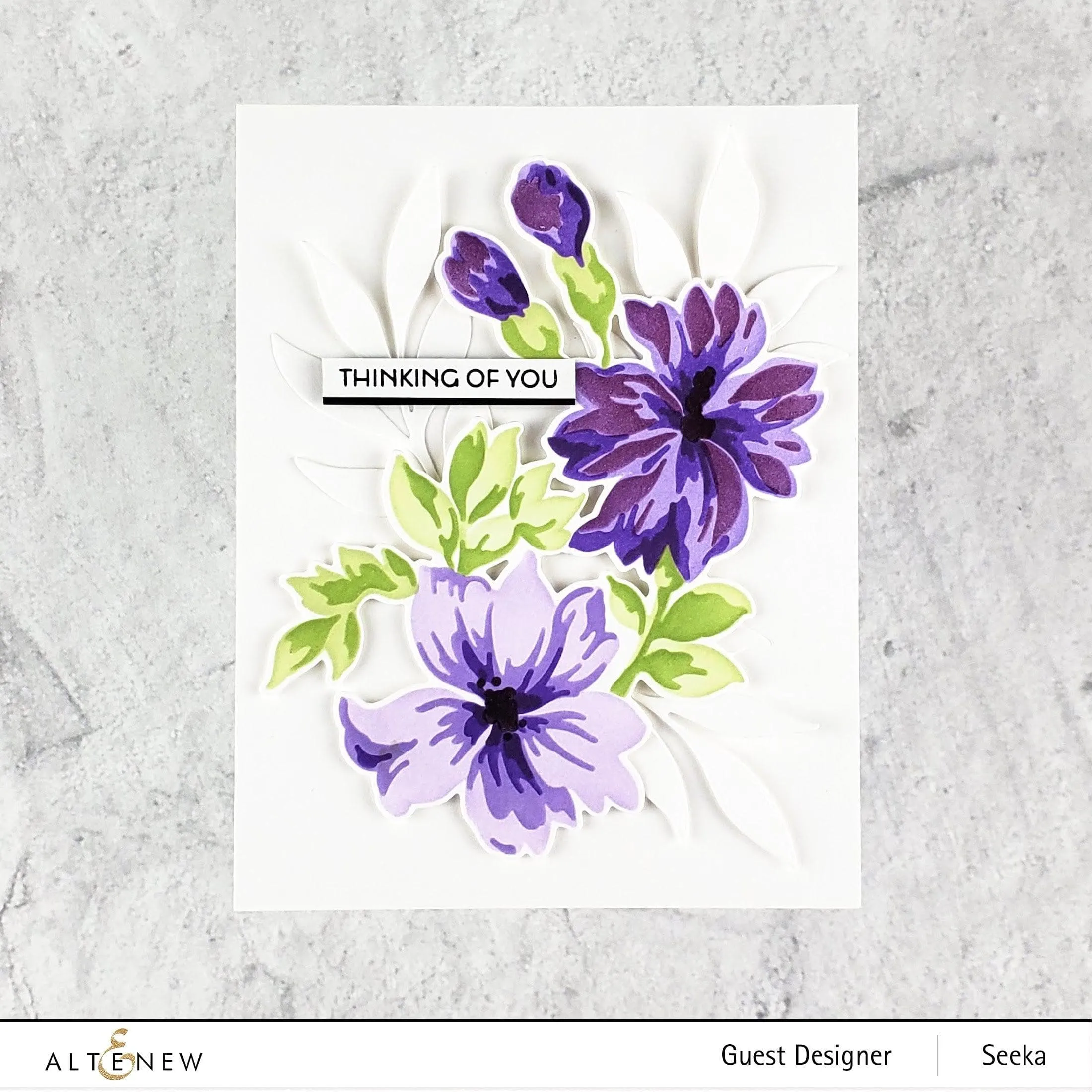 Bitterroot Flower Layering Stencil (3 in 1)