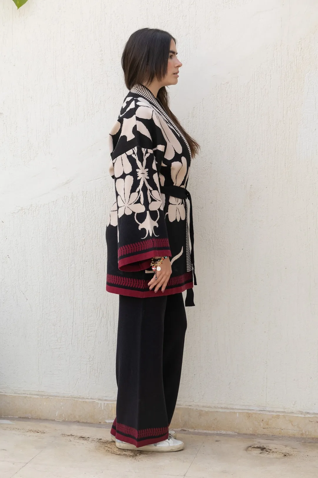 Black Embrace Knit Cardigan