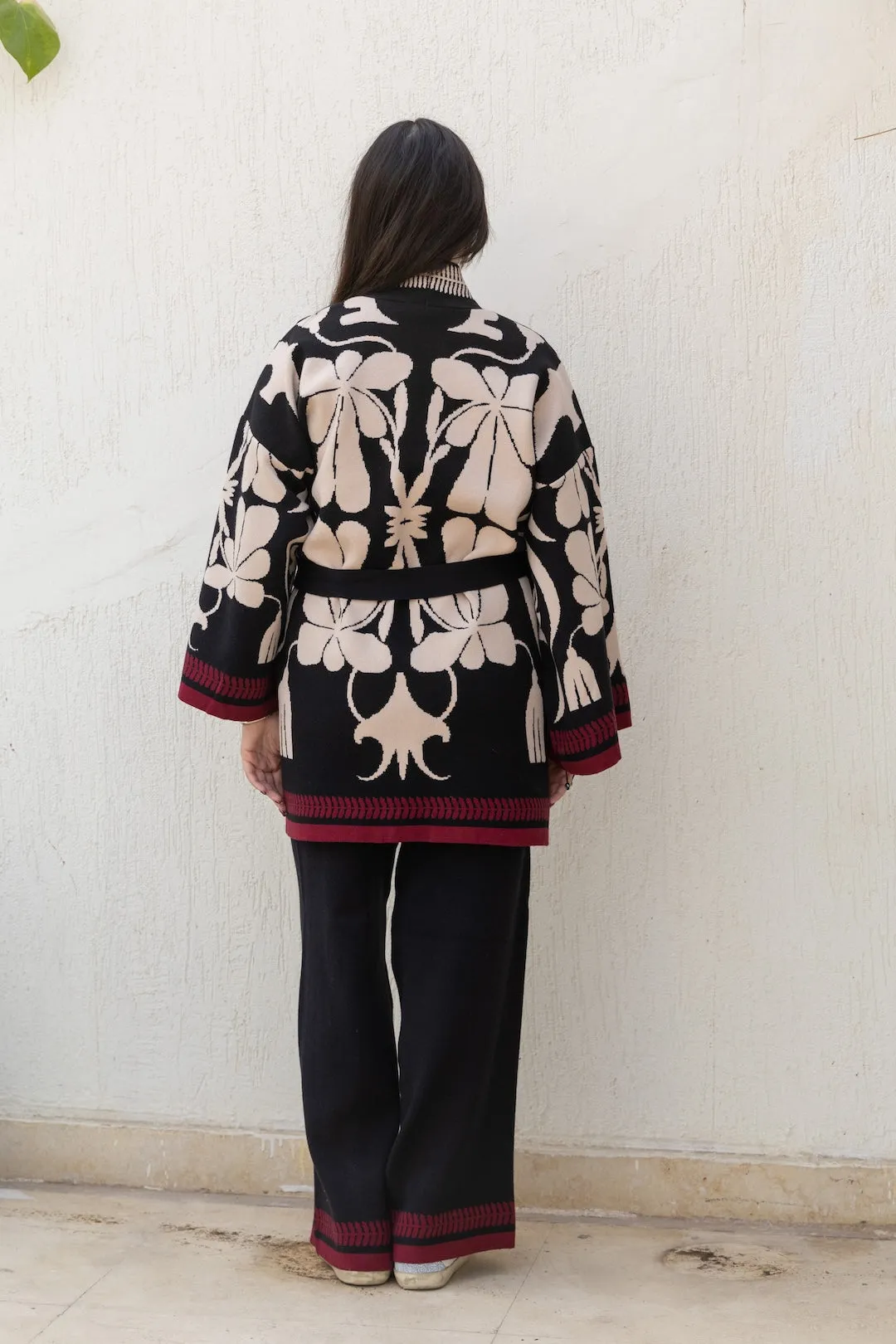 Black Embrace Knit Cardigan