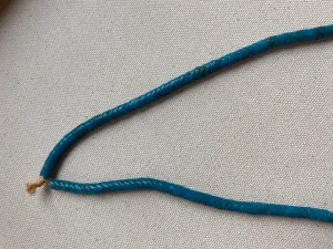 Blue Snake Style Beads Layering Necklace