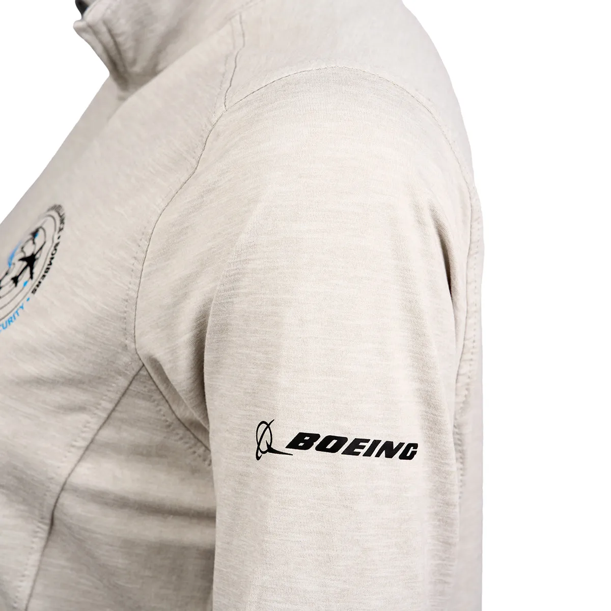 Boeing MS&B Women’s Quarter-Zip with Black Logo