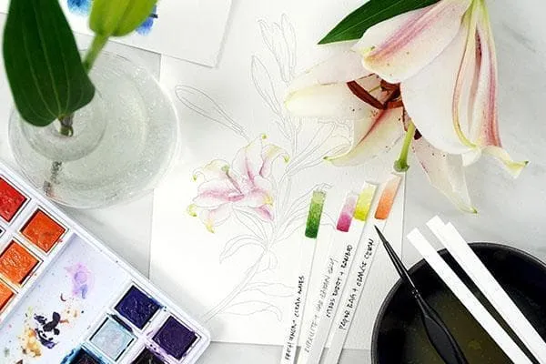 Botanical Illustration Inspired Watercolor: Advanced Watercolor Techniques Online Class