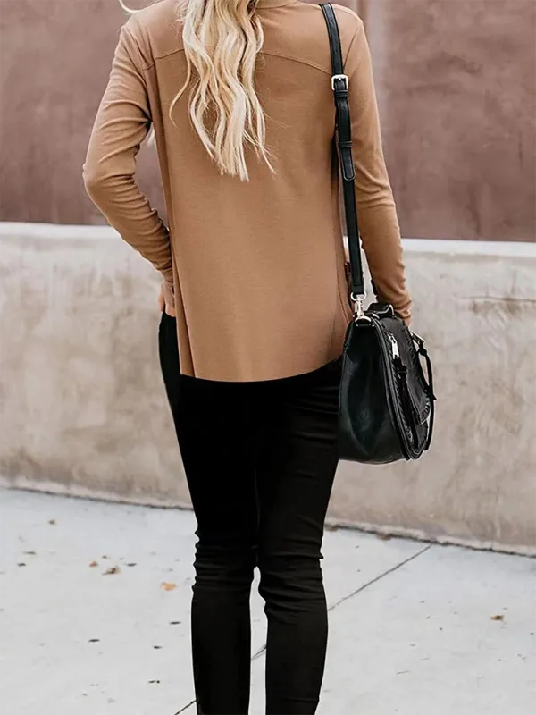 Boyfriend Cardigan for Casual Outings Fall Layering
