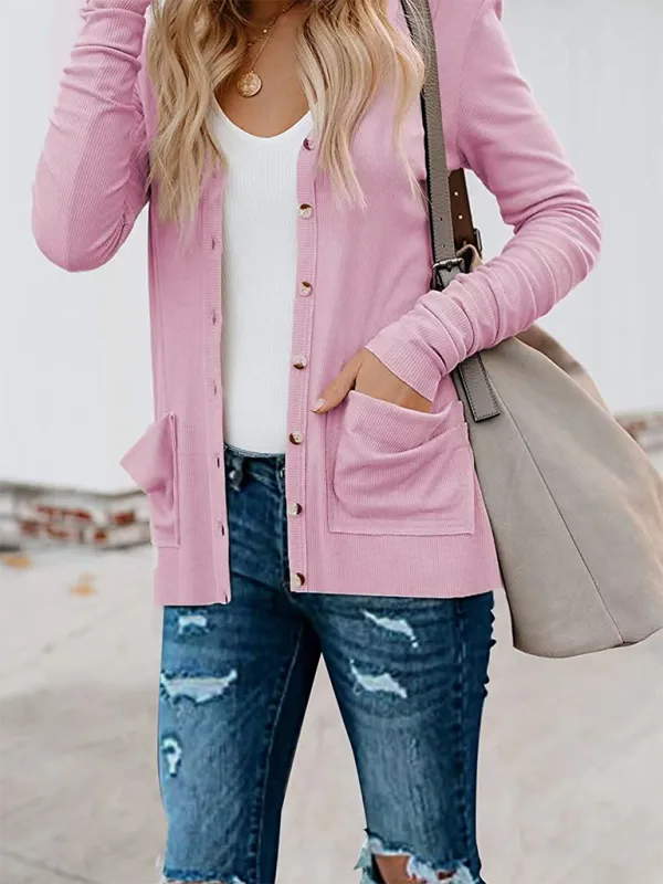 Boyfriend Cardigan for Casual Outings Fall Layering