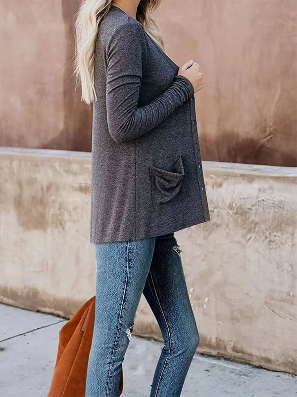 Boyfriend Cardigan for Casual Outings Fall Layering