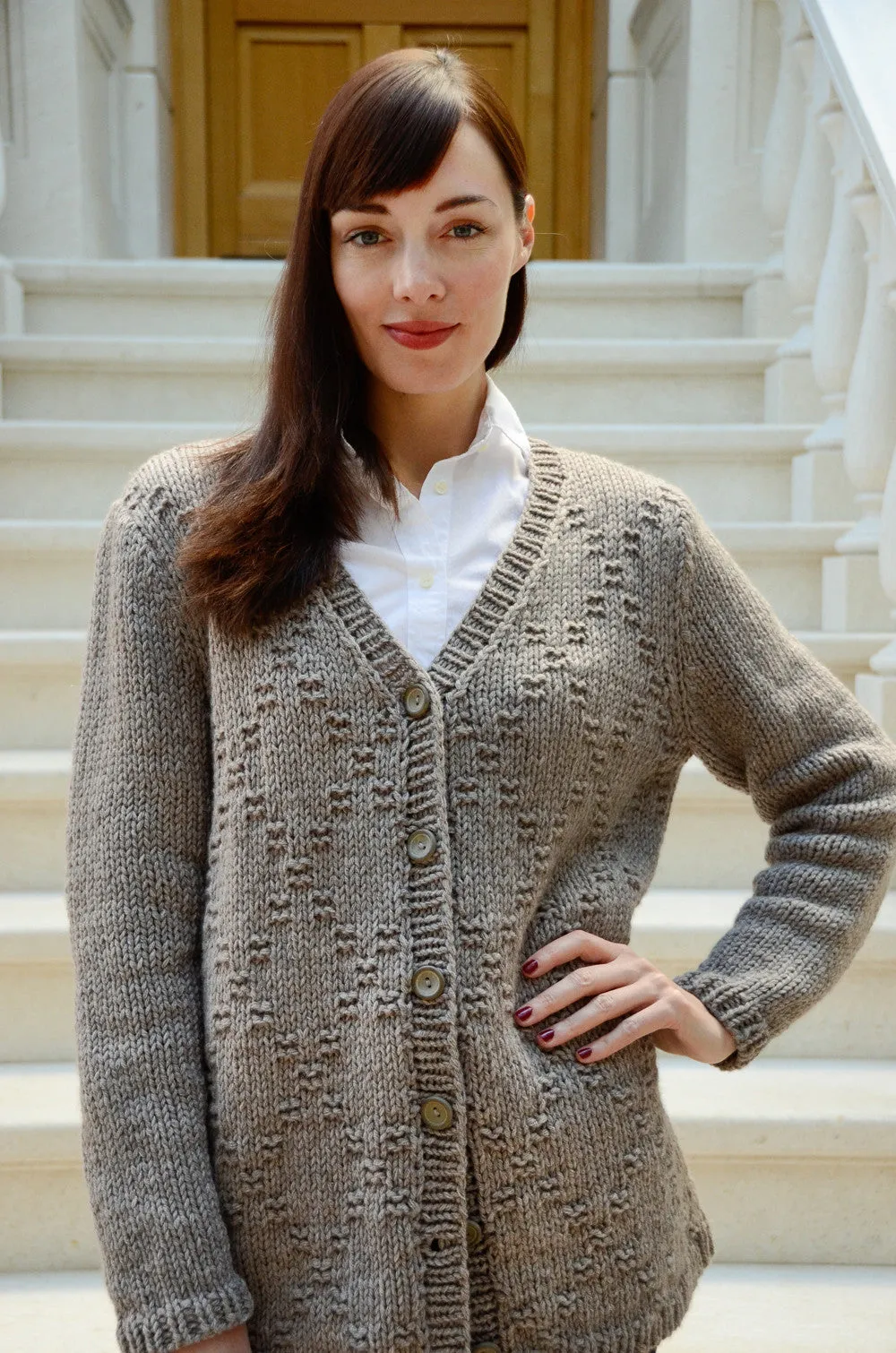 Boyfriend Diamond Cardigan