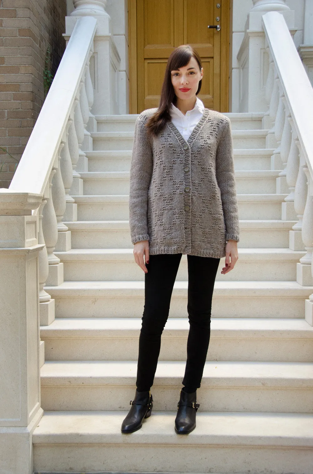 Boyfriend Diamond Cardigan