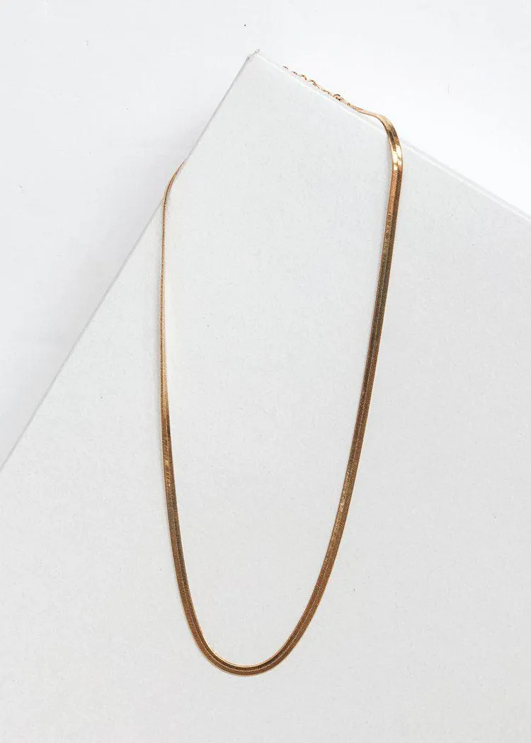 BRACHA Skinny Monte Carlo Layering Necklace - Gold