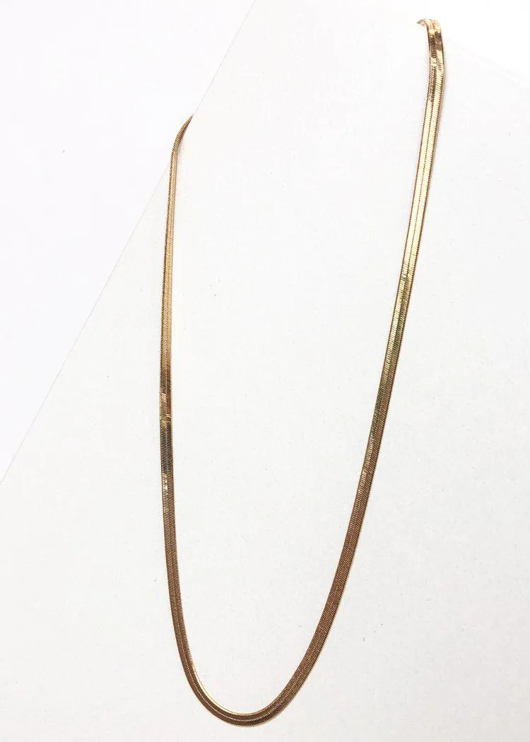 BRACHA Skinny Monte Carlo Layering Necklace - Gold
