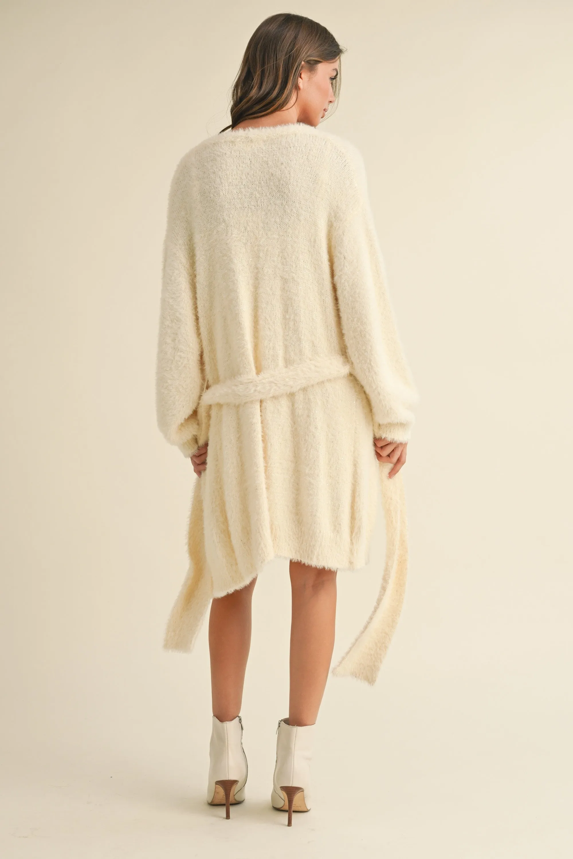 Briella Soft Sleeveless Tube Mini Dress and Cardigan Set