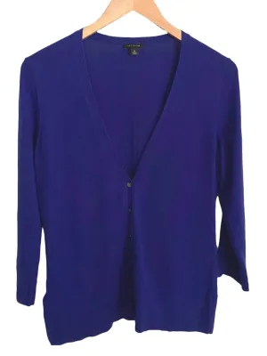 Bright Winter Purple Cardigan Sweater