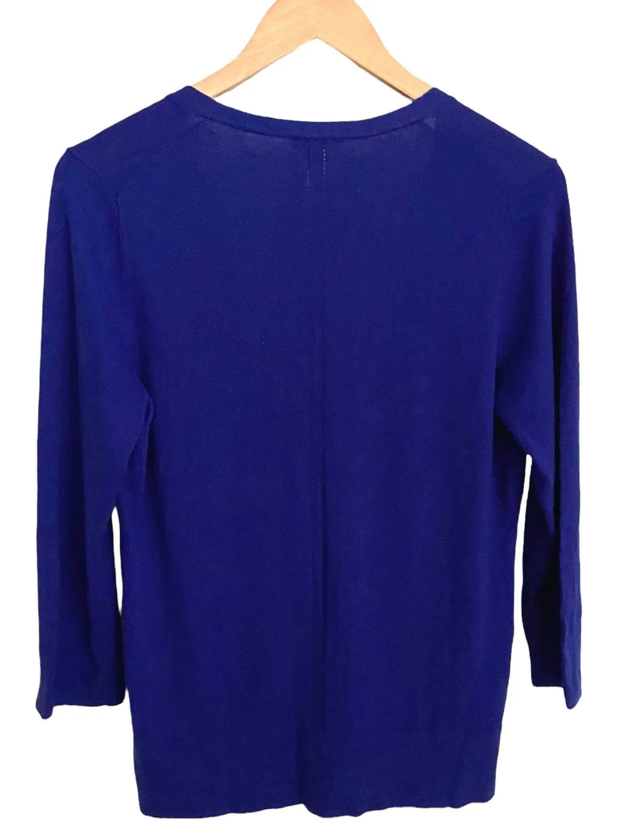 Bright Winter Purple Cardigan Sweater