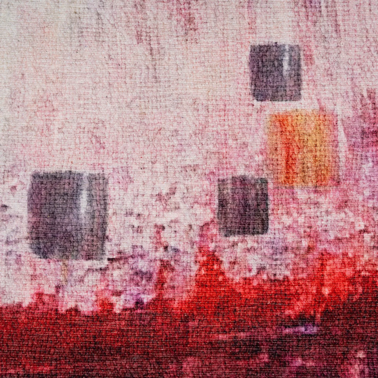 Brushed Canvas Washable Designer Rug - Outing