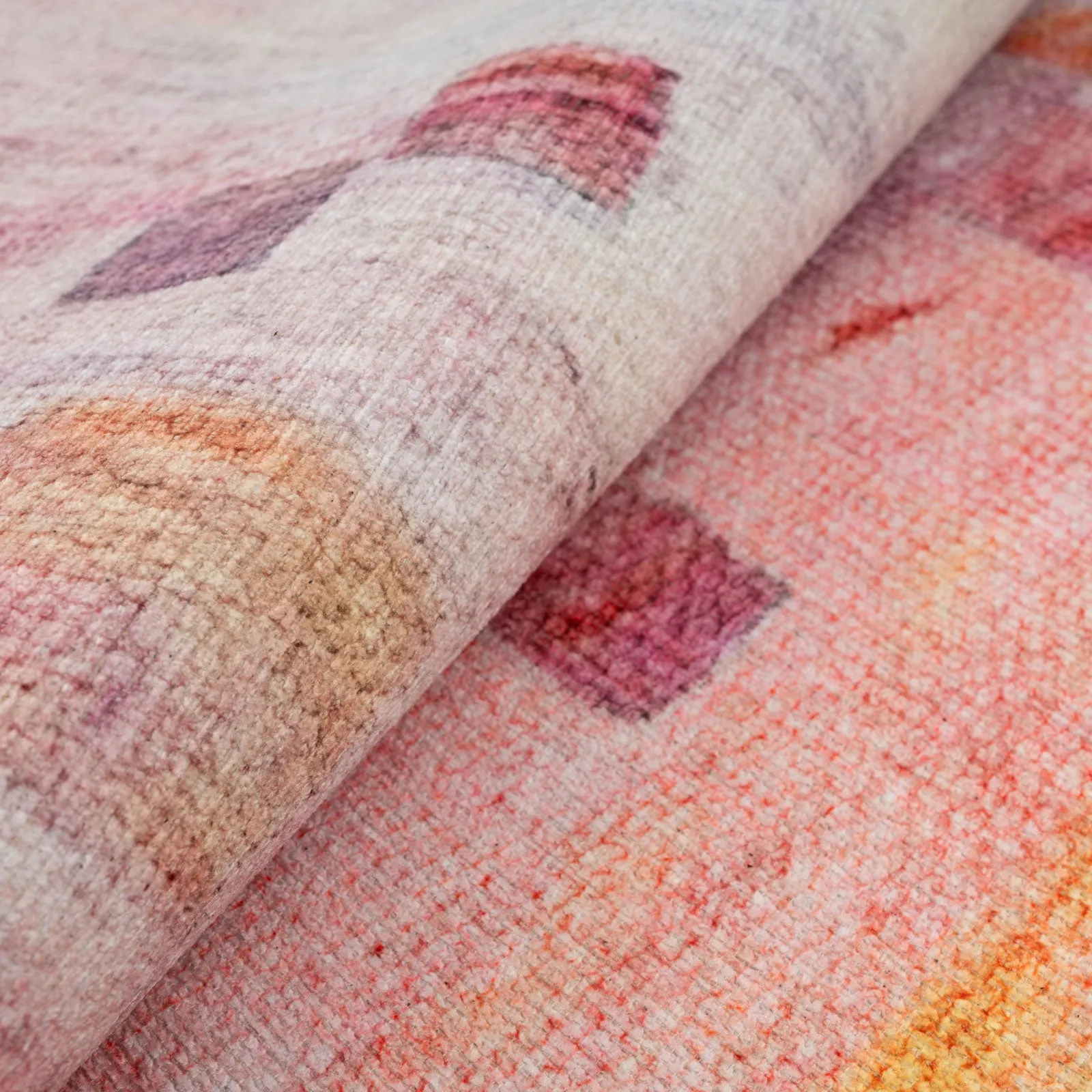 Brushed Canvas Washable Designer Rug - Outing
